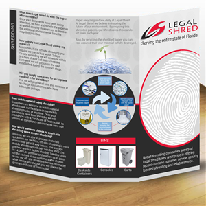 Brochure Design by Elmar for Legal Shred | Design: #5900336