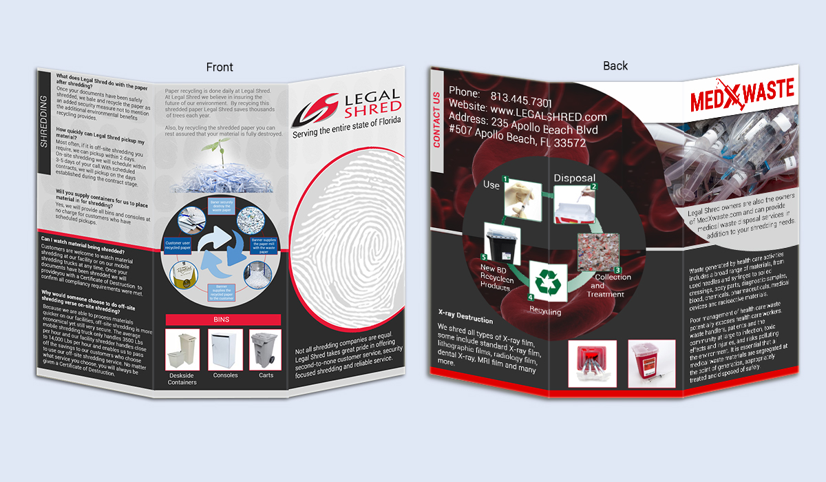 Design de Brochure par Elmar pour Legal Shred | Design #5901965