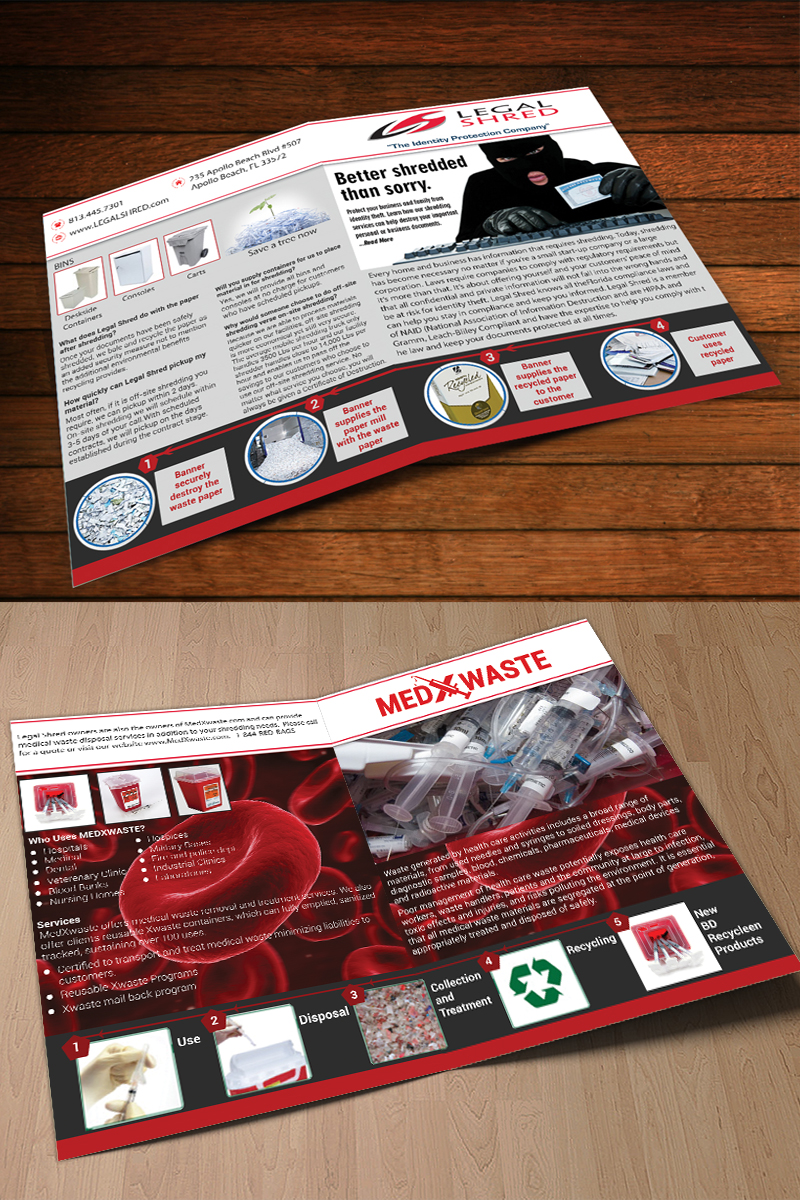 Design de Brochure par Elmar pour Legal Shred | Design #5941601