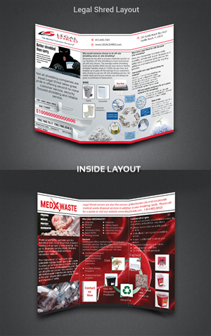 Brochure Design by Elmar for Legal Shred | Design: #5952362