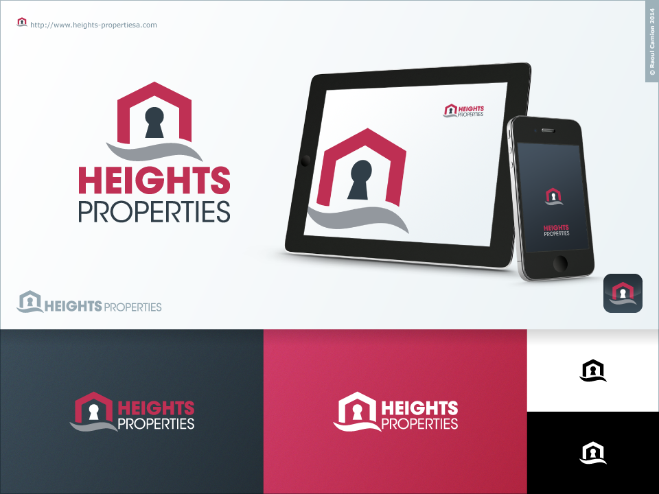 Diseño de Logo por Raoul Camion para Heights Properties LLC | Diseño #5836033