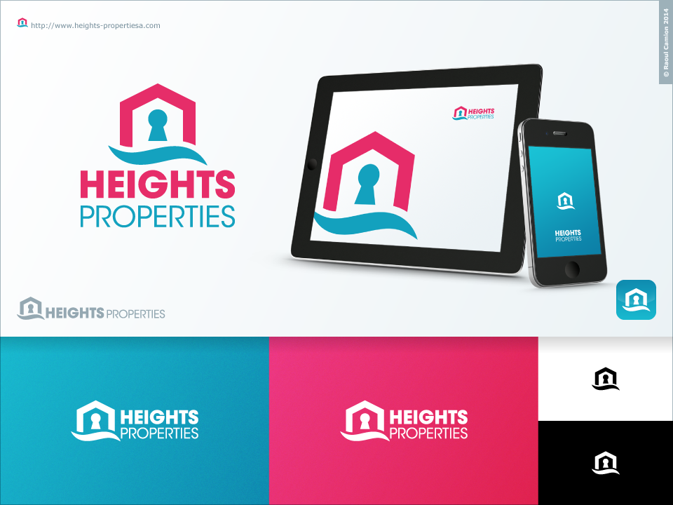 Logo Design by Raoul Camion for Heights Properties LLC | Design #5862746
