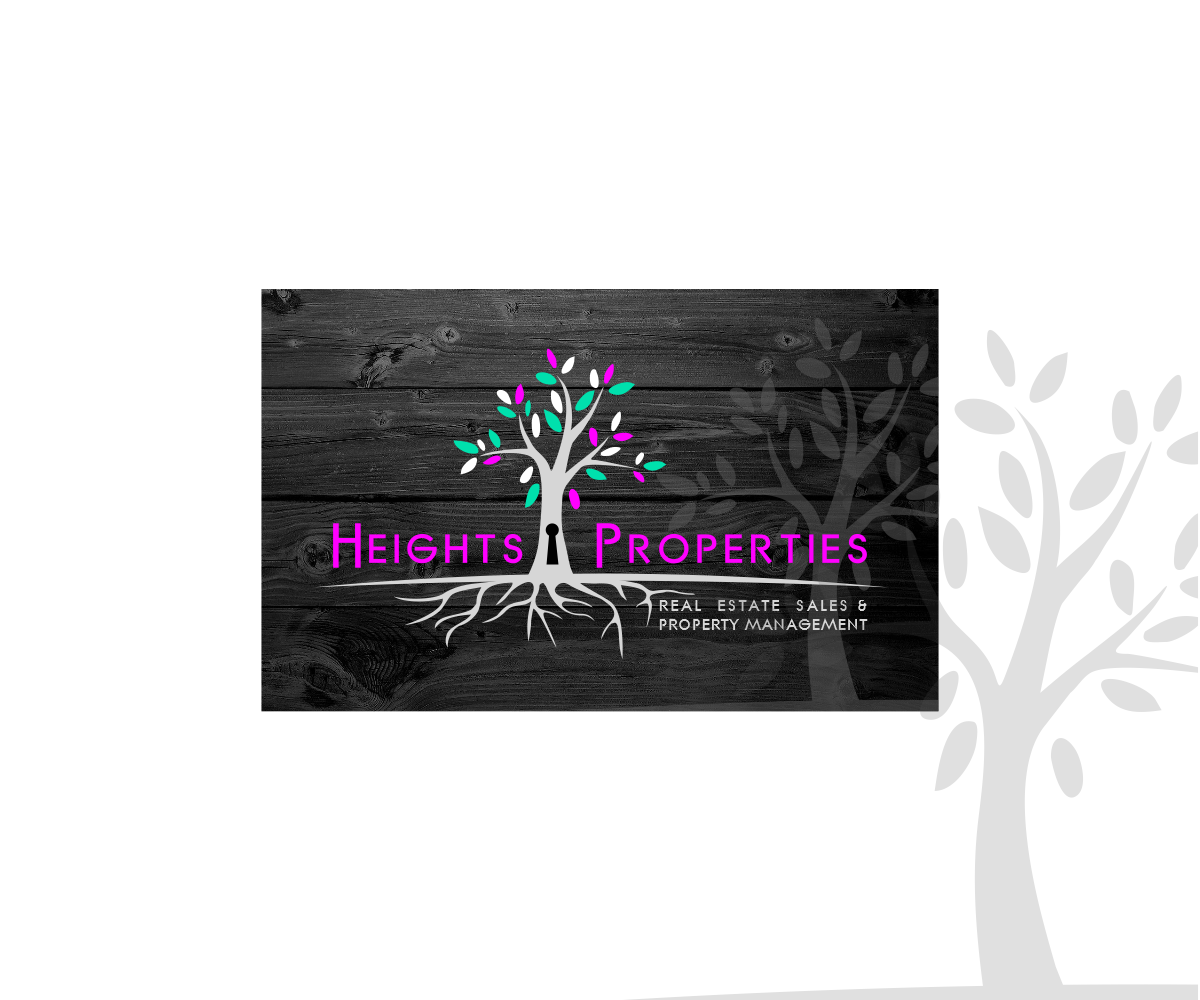 Logo Design by Living Horses Graphics for Heights Properties LLC | Design #5983854