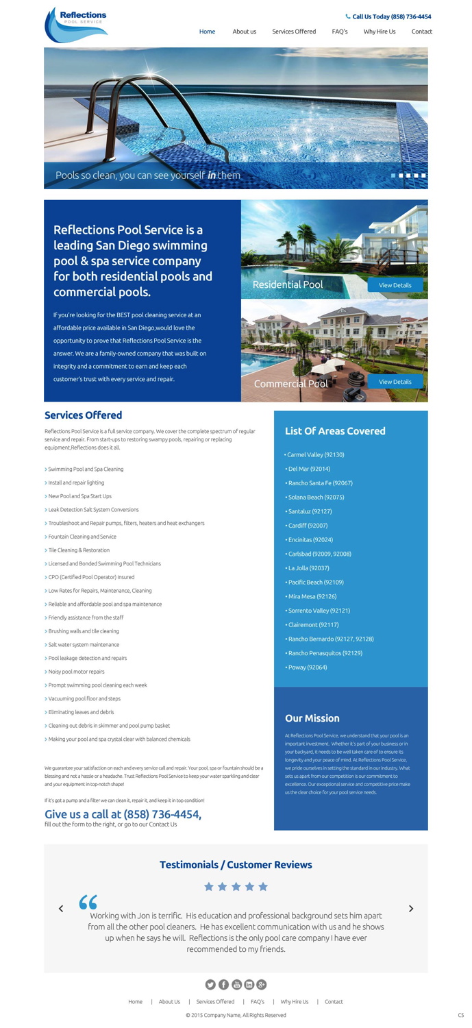 Web Design by pb for this project | Design #5841041