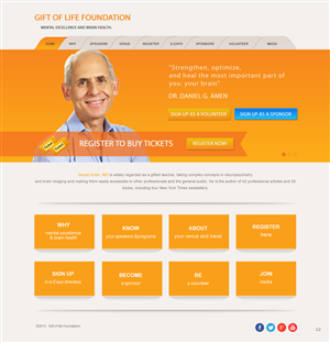 Web Design by pb for Gift of Life Foundation | Design: #1591418