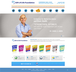 Web Design by pb for Gift of Life Foundation | Design: #1623627