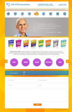 Web Design by pb for Gift of Life Foundation | Design: #1623629