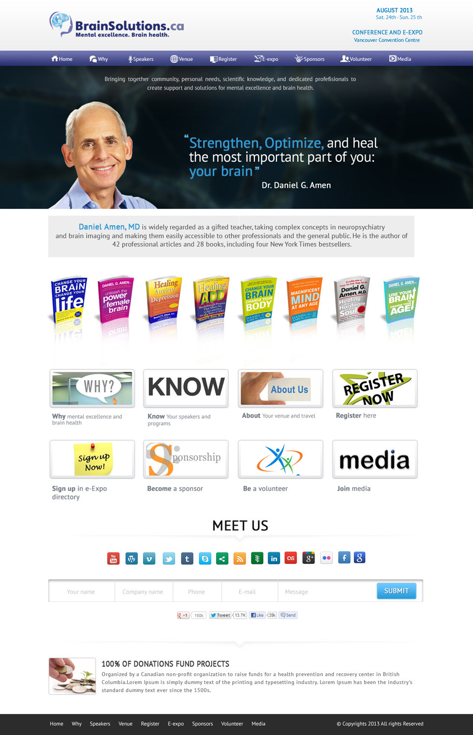 Web Design par OM pour Gift of Life Foundation | Design #1638987