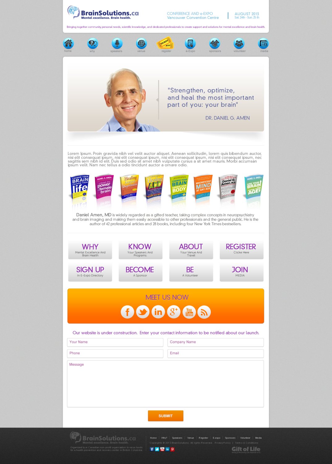 Web Design by TechWise for Gift of Life Foundation | Design #1639994