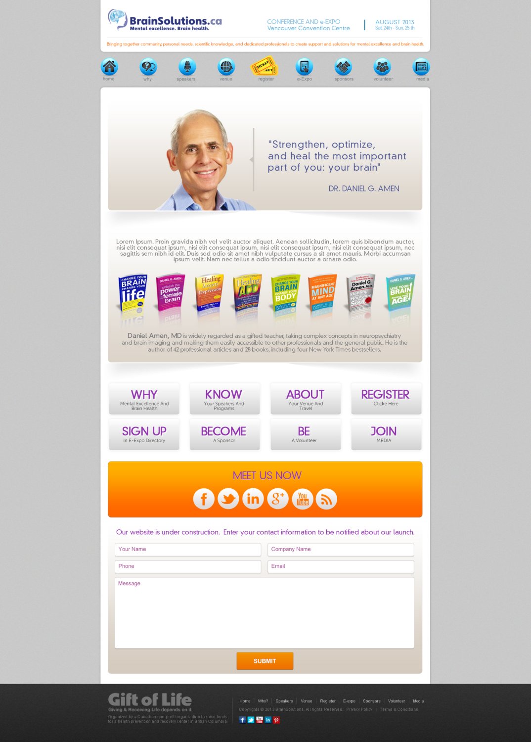 Web-Design von TechWise für Gift of Life Foundation | Design #1652151