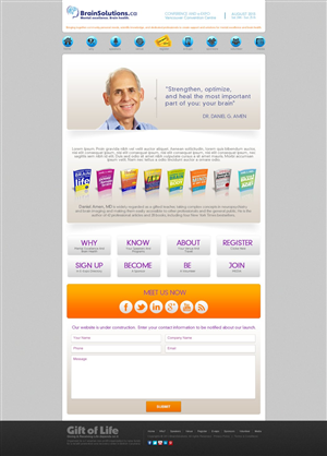 Web Design par TechWise pour Gift of Life Foundation | Design : #1652151