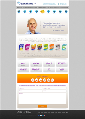 Web Design par TechWise pour Gift of Life Foundation | Design : #1652153