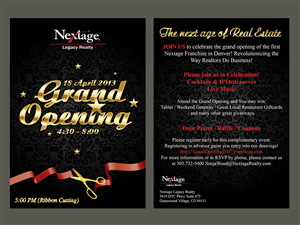 Grand Opening Flyer / Invite - Editable | Einladungs-Design von Razzvan