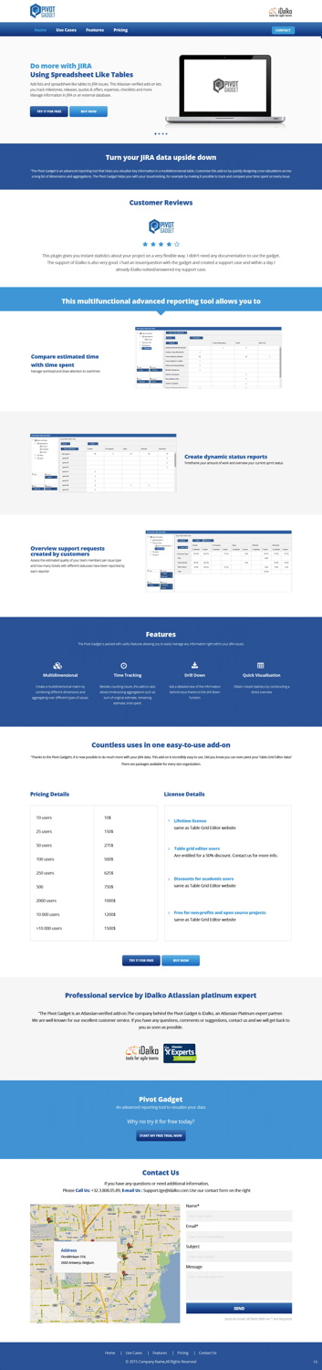 Landing Page Design by pb for idalko | Design #5887739