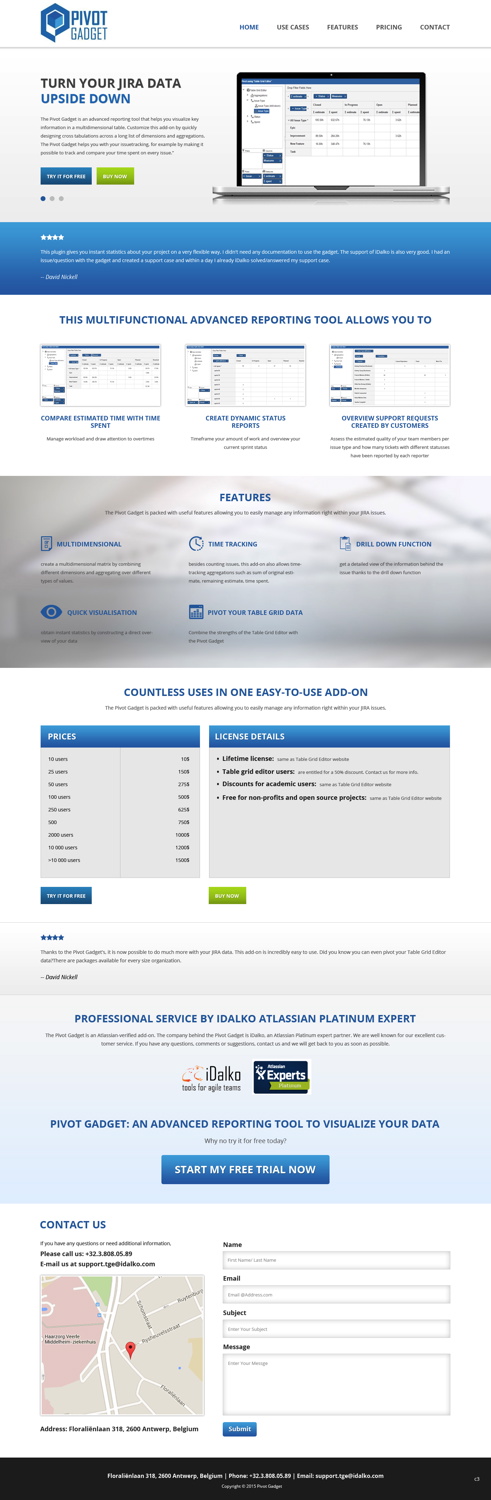Landing Page Design by pb for idalko | Design #5887747
