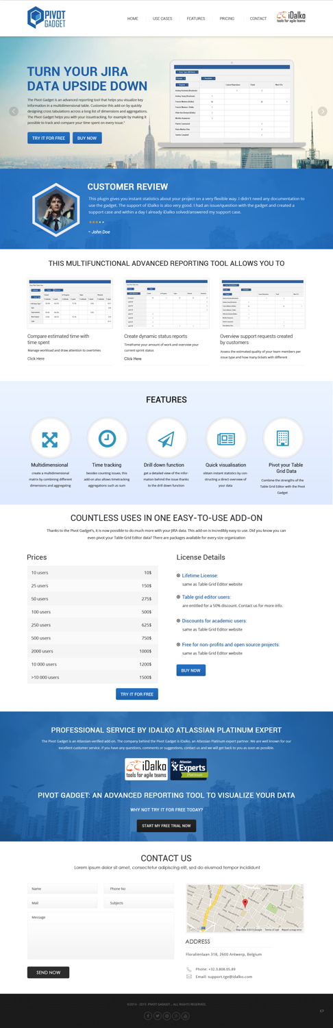 Landing Page Design by pb for idalko | Design #5887762