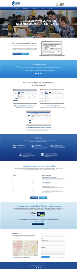 Design de Page d'Accueil par pb pour idalko | Design : #5887764