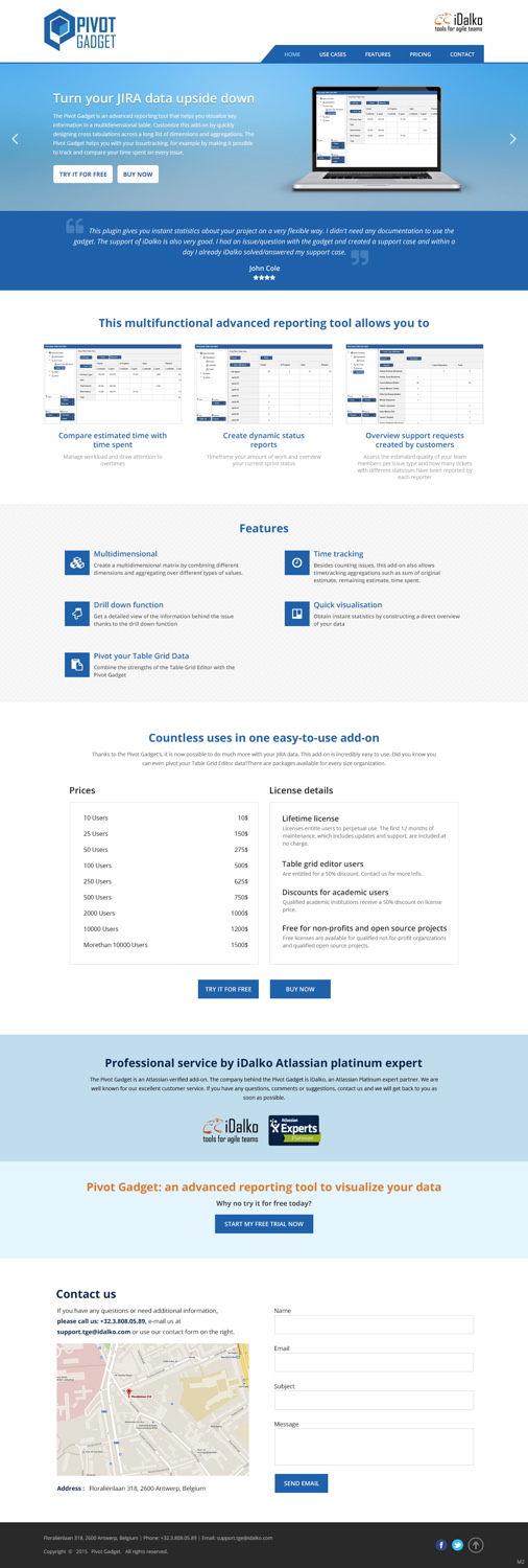 Landing Page Design by pb for idalko | Design #5887766