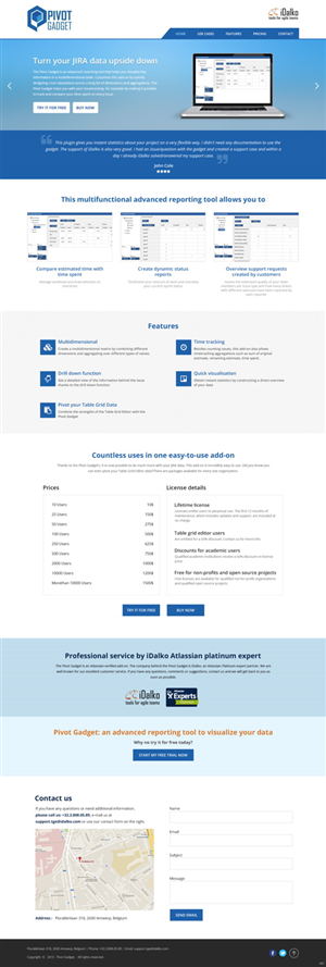 Design de Page d'Accueil par pb pour idalko | Design : #5887766