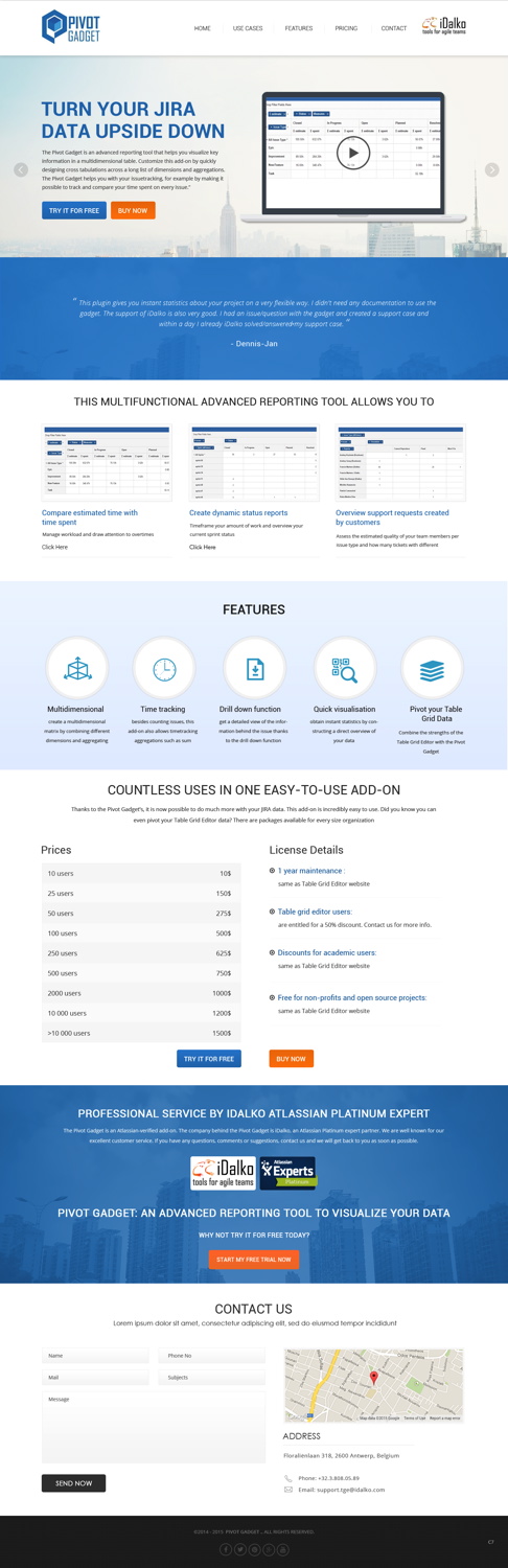 Design de Page d'Accueil par pb pour idalko | Design : #5945116