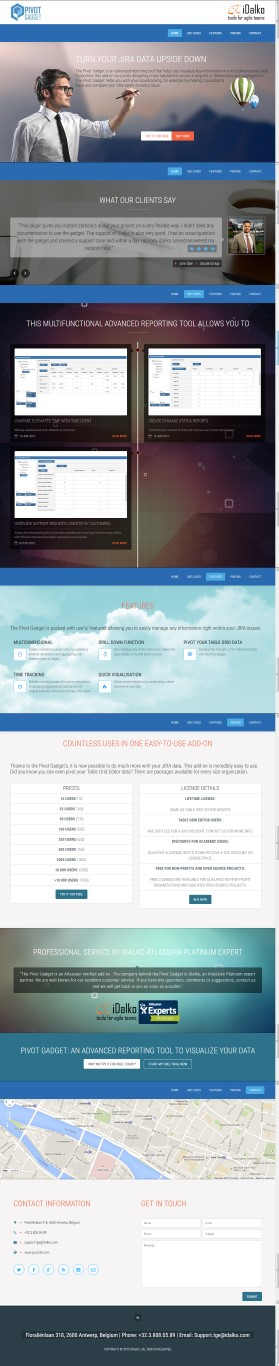 Landing Page Design by tahasmarty for idalko | Design #5850151