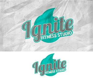 ignite fitness logo pilates wyoming | Diseño Gráfico por TRHZ