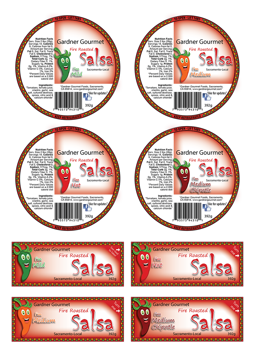 Diseño de Etiqueta por Riaz786 para Gardner Gourmet Foods | Diseño #5859395