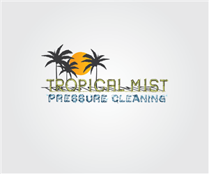 Tropical Mist Pressure Cleaning  | Logo Design by Andrew