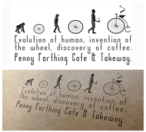 Evolution of Penny Farthing Cafe & Takeaway | 3D Design by ejcx