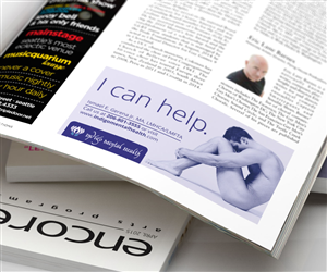 Mental Health Counselor needs advertisement design for Men's and Woman's chorus programs  | Advertisement Design by Cheeky Creative