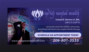 Advertisement Design by uk for Indigo Mental Health | Design: #5879836