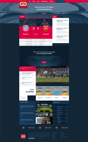Web Design par saroshdurrani pour Gridiron-Guru INC | Design : #5881865
