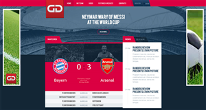 Web Design par saroshdurrani pour Gridiron-Guru INC | Design : #5881961