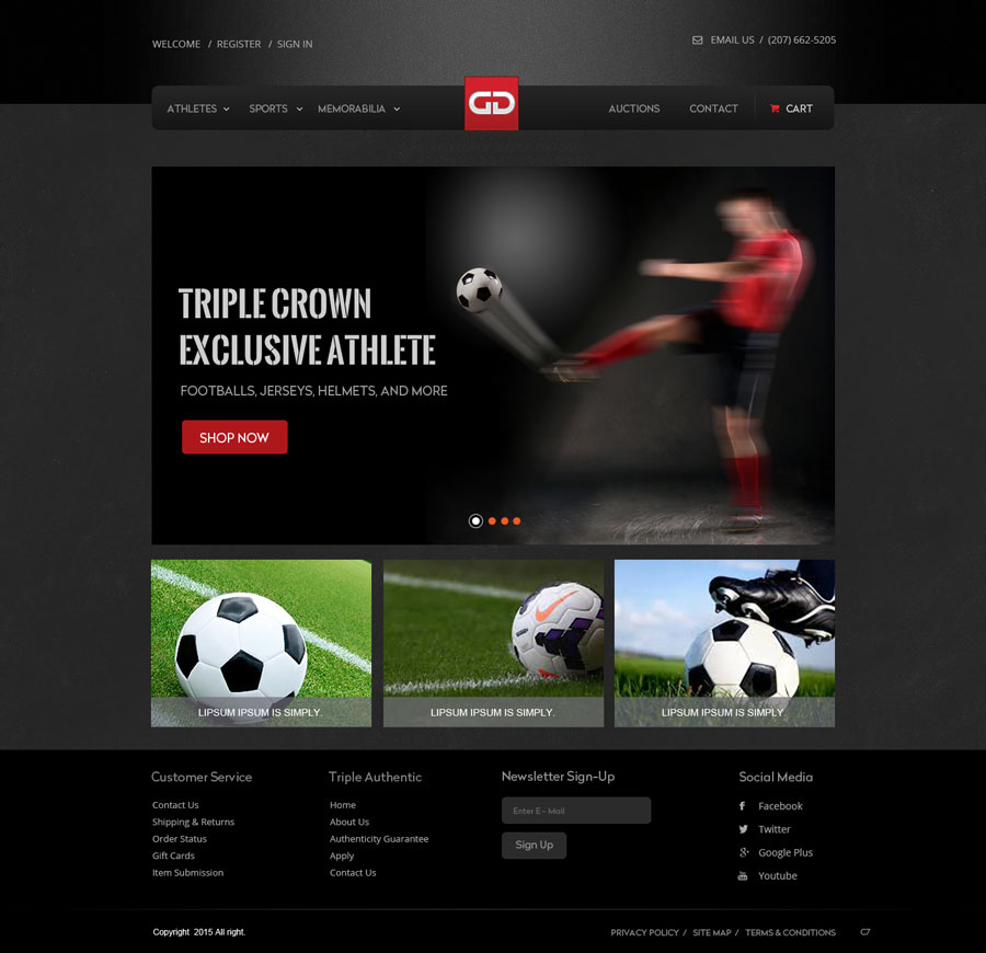 Web Design by saroshdurrani for Gridiron-Guru INC | Design #5889290
