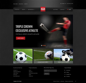 Web Design par saroshdurrani pour Gridiron-Guru INC | Design : #5889290