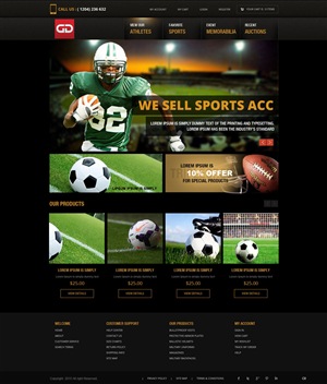 Web Design par saroshdurrani pour Gridiron-Guru INC | Design : #5889379