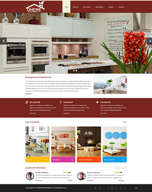 Web Design by saroshdurrani for B. O. Style | Design: #5853975