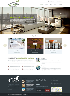 Web Design by saroshdurrani for B. O. Style | Design: #5854119