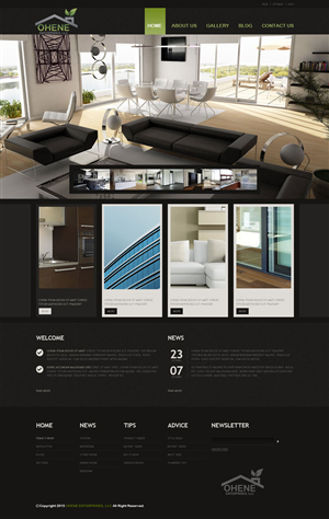 Web Design by saroshdurrani for B. O. Style | Design: #5856027