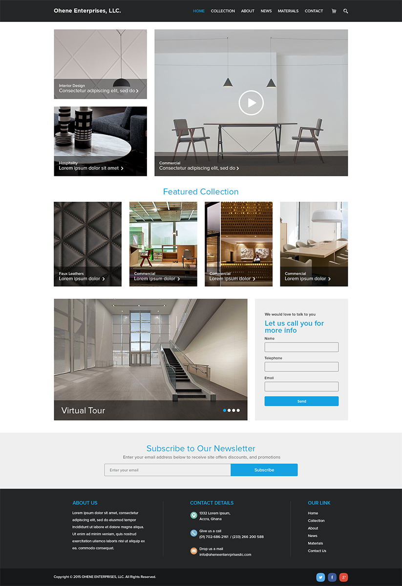 Web Design by Mayank Patel for B. O. Style | Design #5858511