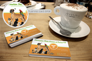 Relief Veterinary Services of Central Pennsylvania | Diseño de Tarjeta de Presentación por Ana White