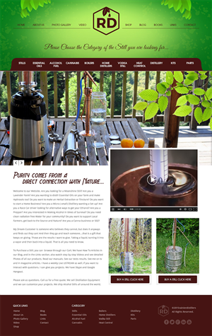 Web Design by RupalTechno for Rainier Distillers | Design: #5910355