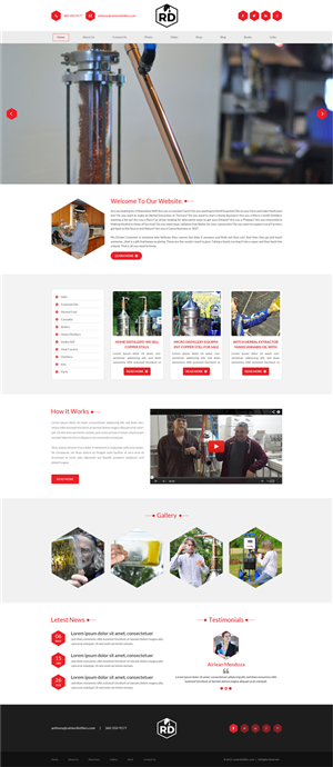 Web Design by Advent Innovative for Rainier Distillers | Design: #5912933