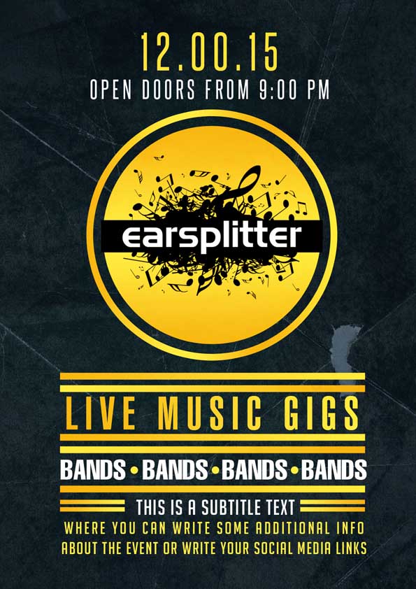 Poster Design by One Day Graphics for Earsplitter | Design: #5871062