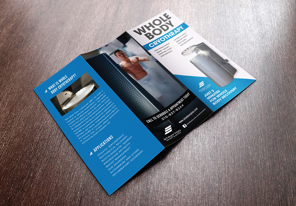 Brochure Design by Robert Marks for Stratton Sport & Spine | Design #1600380