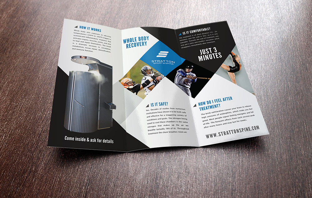 Brochure Design by Robert Marks for Stratton Sport & Spine | Design #1600382