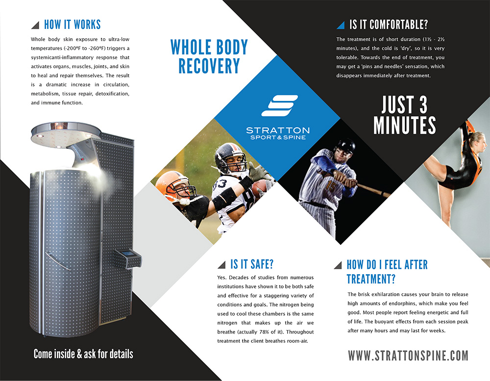 Brochure Design by Robert Marks for Stratton Sport & Spine | Design #1600384