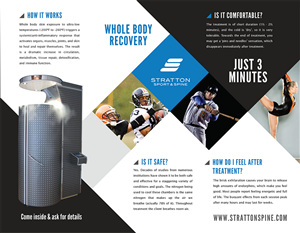 Brochure Design by Robert Marks for Stratton Sport & Spine | Design: #1600384
