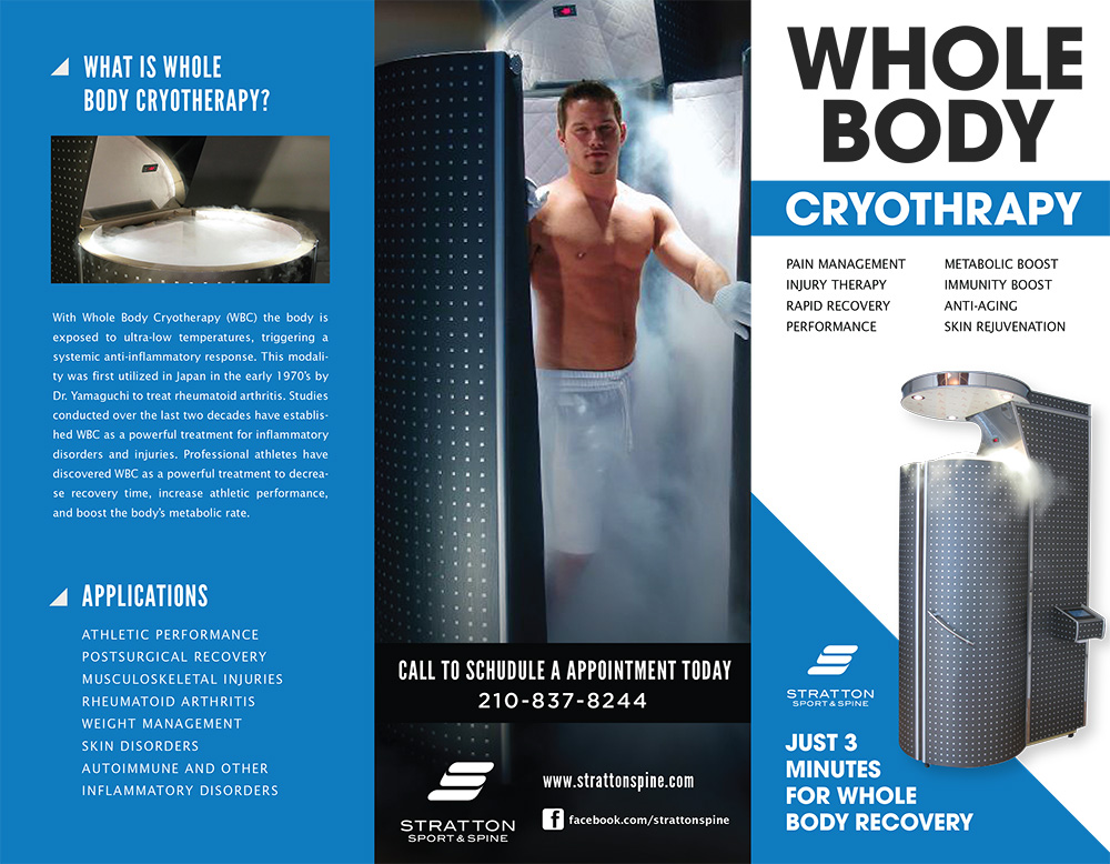 Brochure Design by Robert Marks for Stratton Sport & Spine | Design #1600385