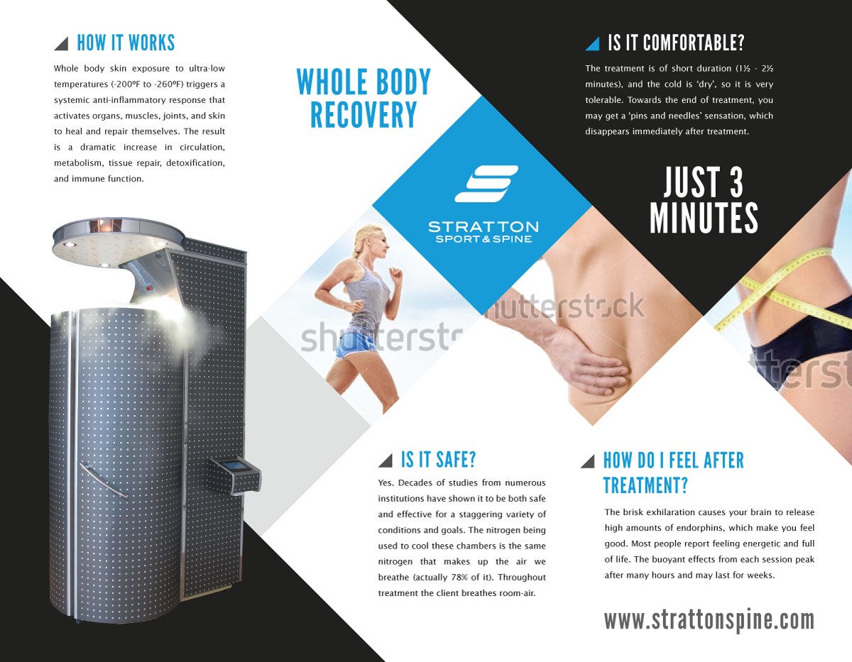 Brochure Design by Robert Marks for Stratton Sport & Spine | Design #1618317